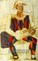 Arlequin assis a la guitare 1916 Kubisten